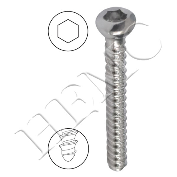 Ø2.4mm MINI CORTICAL SCREW, PLAIN