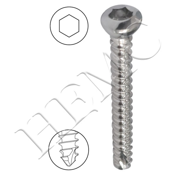Ø2.4mm MINI CORTICAL SCREW, SELF TAPPING