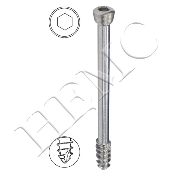 6.5mm SECURE LOCKING CANCELLOUS SCREWS, 16mm THREAD, SELF TAPPING