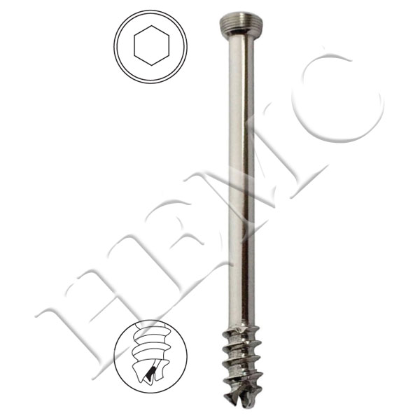6.5mm SECURE LOCKING CANCELLOUS, CANNULATED SCREWS, 16mm THREAD