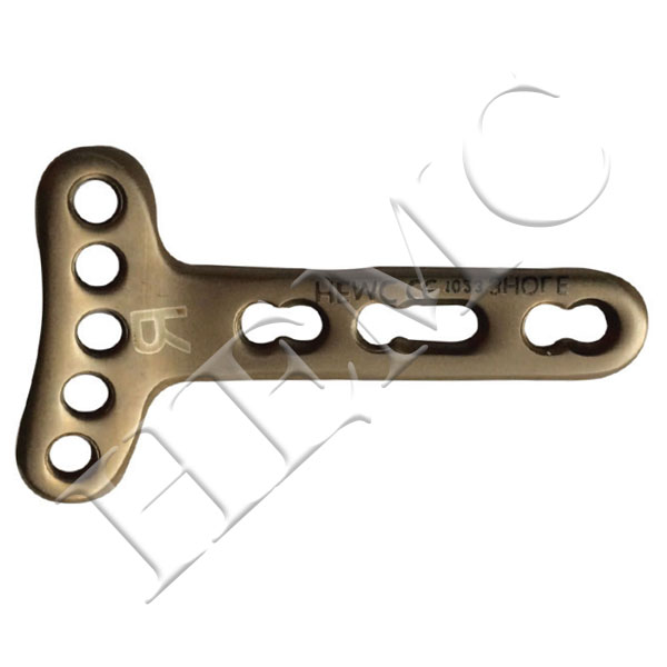2.4mm SECURE LOCKING VOLAR DISTAL RADIUS PLATE, EXTRA ARTICULAR (5 HEAD HOLES)