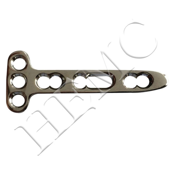 2.4mm SECURE LOCKING DORSAL DISTAL RADIUS T-PLATE (3 HEAD HOLES)