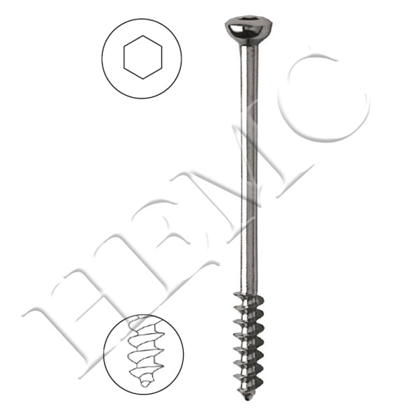 4.0mm CANCELLOUS SCREW, SHORT THREAD