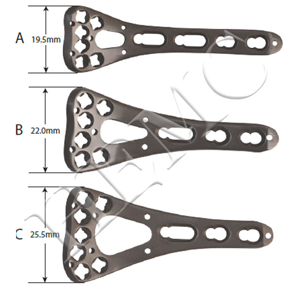 2.4mm SECURE LOCKING VARIABLE ANGLE DISTAL RADIUS PLATE