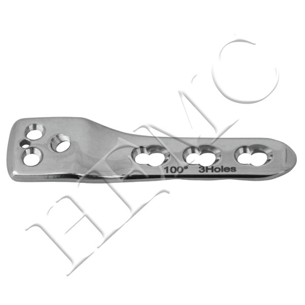 3.5mm SECURE LOCKING 110° PAEDIATRIC HIP PLATE (3 SHAFT HOLES)