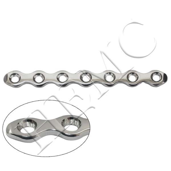 3.5mm SECURE LOCKING PELVIC RECONSTRUCTION PLATE, STRAIGHT (CO-AXIAL COMBI HOLES)