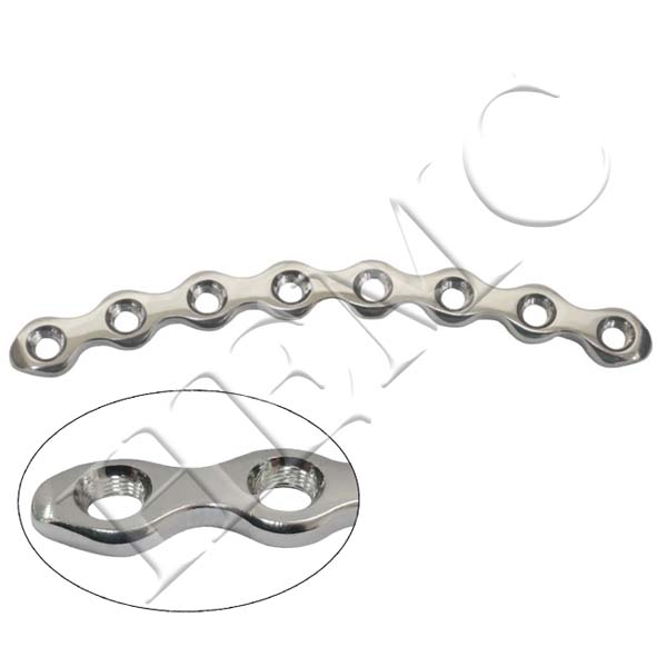 3.5mm SECURE LOCKING PELVIC RECONSTRUCTION PLATE, CURVED (CO-AXIAL COMBI HOLES)