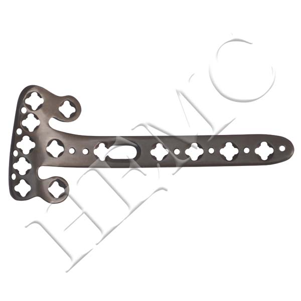 2.4mm SECURE LOCKING VARIABLE ANGLE VOLAR RIM RADIUS PLATE (7 HEAD HOLES)
