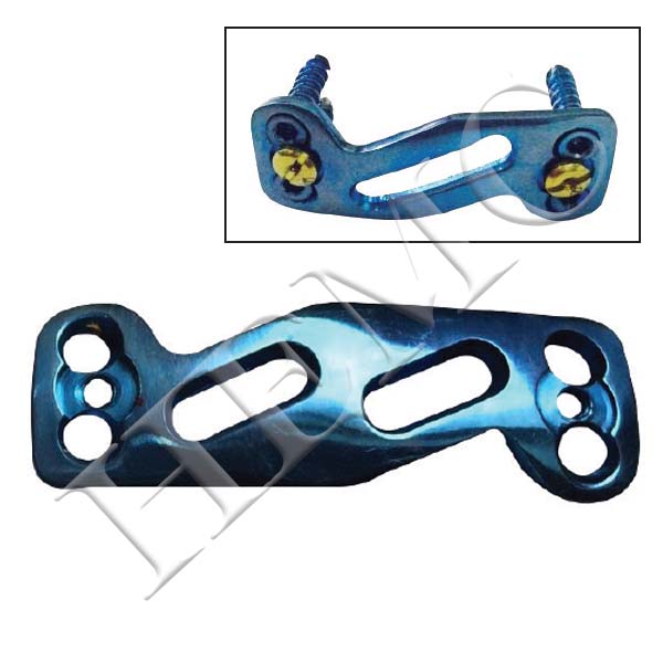 ANTERIOR CONVERGENT PLATE, TITANIUM
