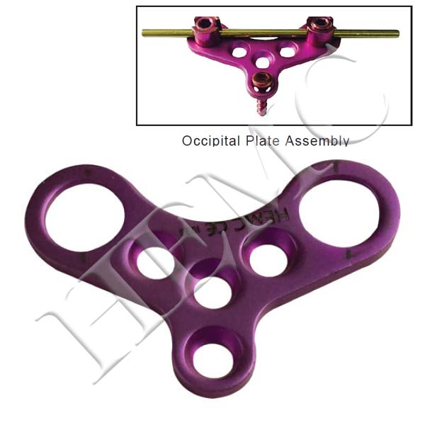OCCIPITAL PLATE, TITANIUM