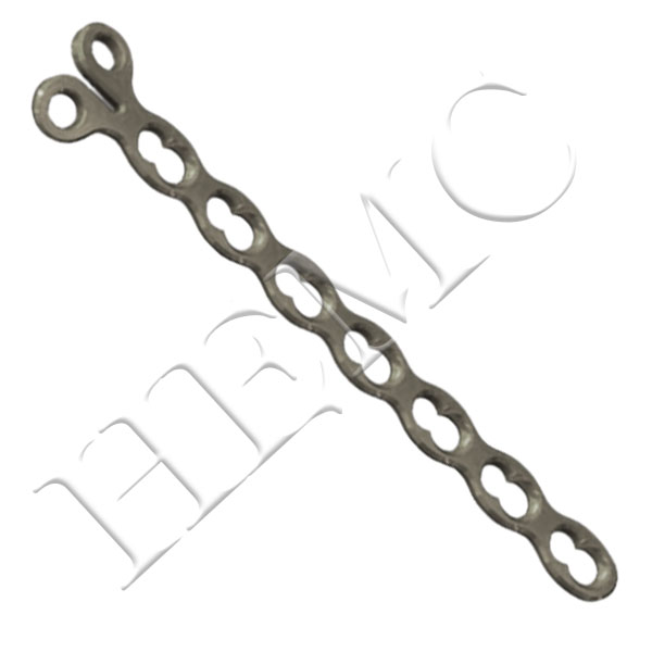 SECURE LOCKING MICRO CONDYLAR PLATE, 2 HEAD HOLES, TITANIUM