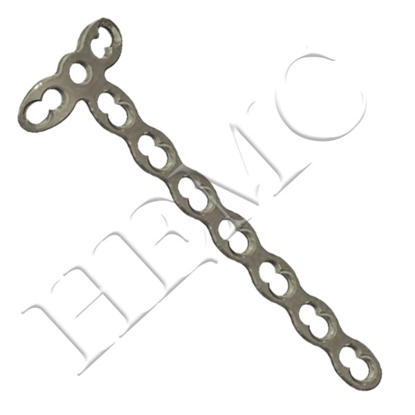 SECURE LOCKING MICRO T-PLATE, 3 HEAD HOLES, TITANIUM