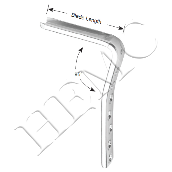 95° CONDYLAR PLATE WITH DC HOLES