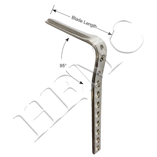 95° CONDYLAR PLATE WITH DC HOLES, T-PROFILE