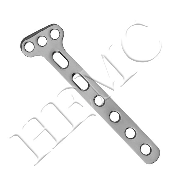 3.5mm SMALL OBLIQUE ANGLED PLATE, 3 HEAD HOLES