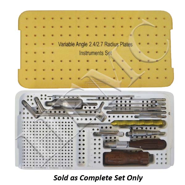 2.4/2.7mm VARIABLE ANGLE RADIUS PLATES INSTRUMENTS SET