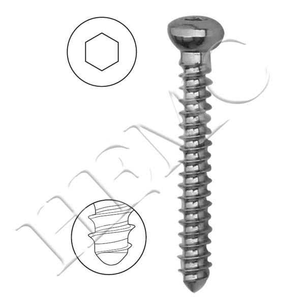 Ø4.5mm CORTICAL SCREW, PLAIN