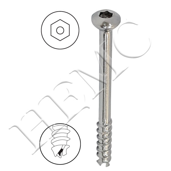 Ø3.5mm CANCELLOUS CANNULATED SCREW, PARTIAL THREAD