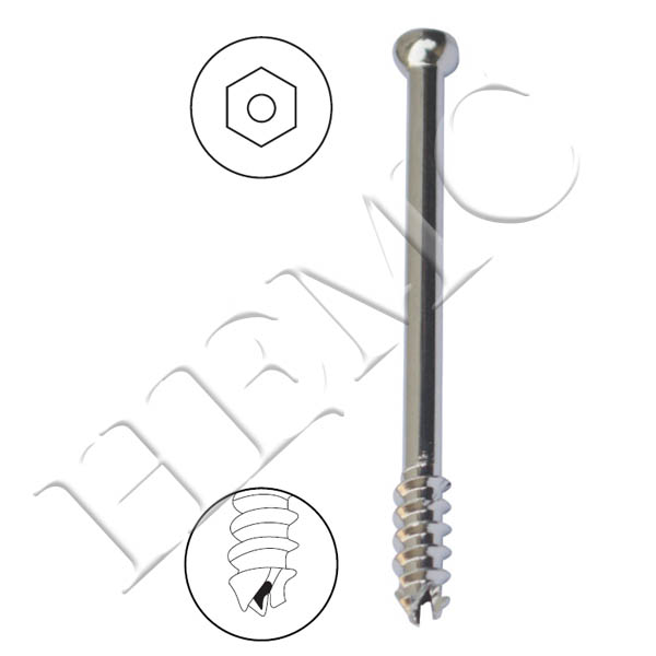6.5mm CANCELLOUS CANNULATED SCREW, 16mm THREAD