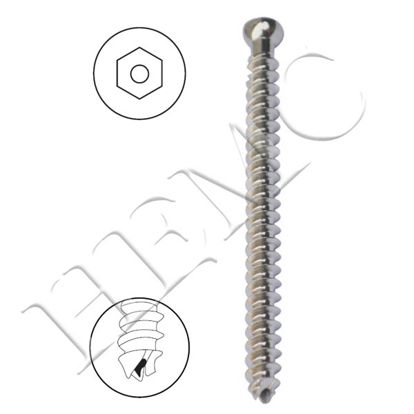 6.5mm CANCELLOUS CANNULATED SCREW, FULL THREAD