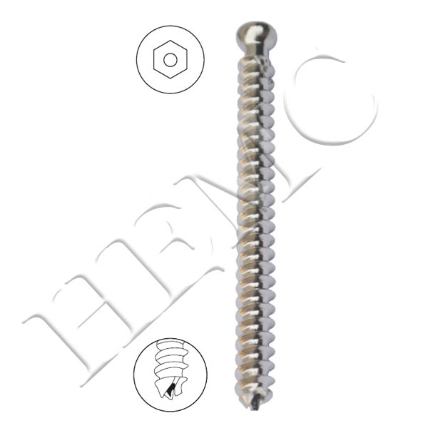 7.0mm LARGE CANCELLOUS CANNULATED SCREW, FULL THREAD
