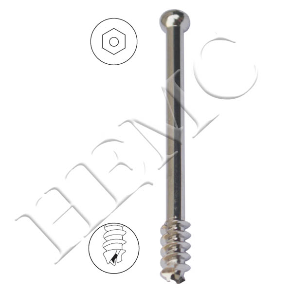 7.3mm LARGE CANCELLOUS CANNULATED SCREW, 16mm THREAD