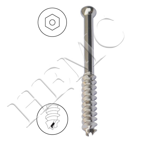 7.3mm LARGE CANCELLOUS CANNULATED SCREW, 32mm THREAD