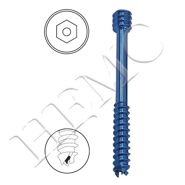 3.0/4.0mm HERBERT SCREWS, CANNULATED, TITANIUM