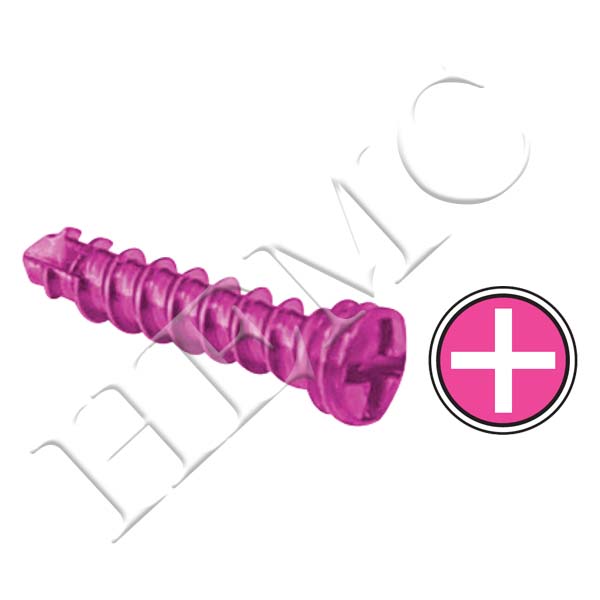 2.0mm SECURE CROSS HEAD LOCKING SCREWS FOR RECONSTRUCTION PLATES