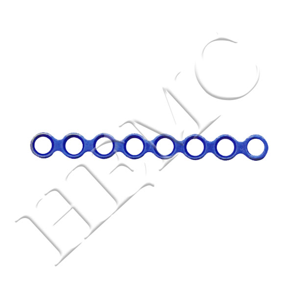 1.5mm CONTINUOUS HOLE PLATES, STRAIGHT, TITANIUM