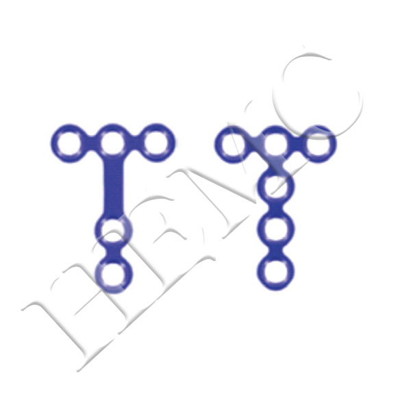 1.5mm T- PLATES, TITANIUM