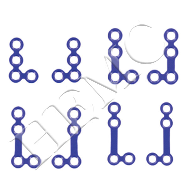 1.5mm L- PLATES, TITANIUM
