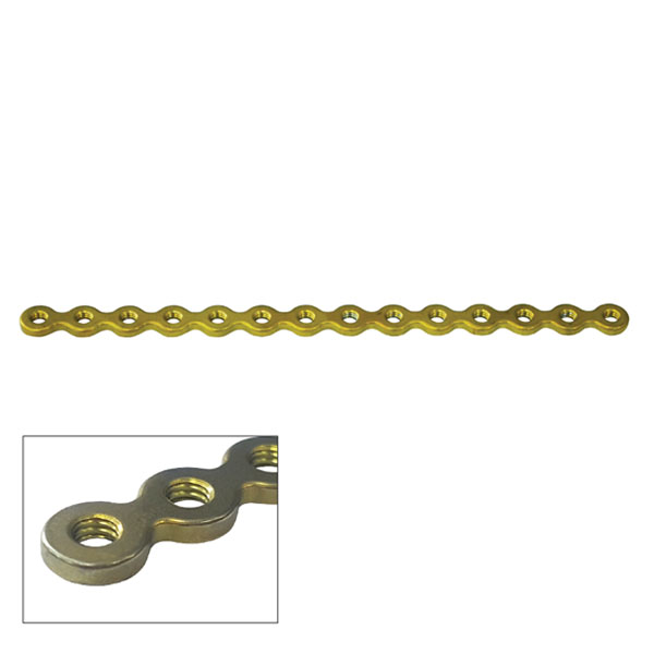 PRIMARY STRAIGHT MANDIBULAR RECONSTRUCTION LOCKING PLATE, TITANIUM