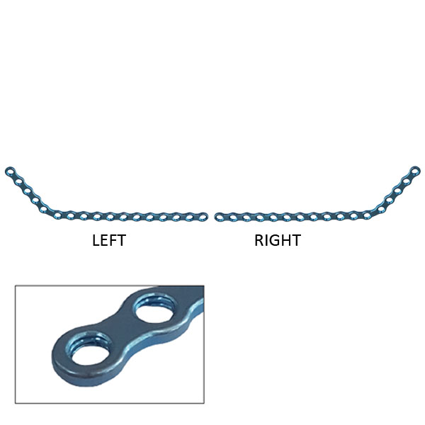 PRIMARY ANGLED MANDIBULAR RECONSTRUCTION LOCKING PLATE, TITANIUM