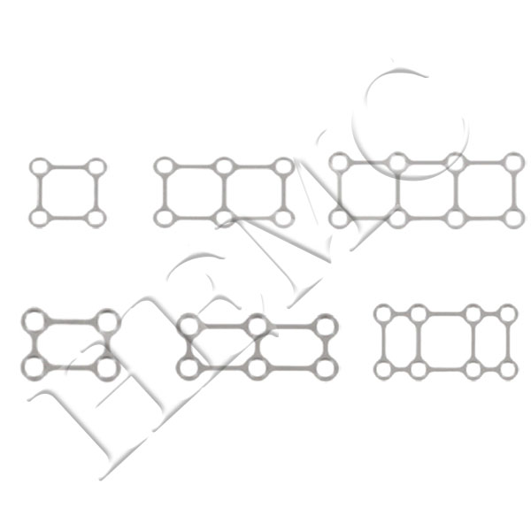 CAD NEURO PLATES, TITANIUM (0.6mm THICKNESS)