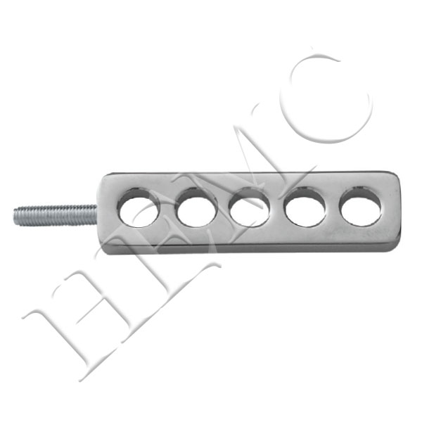 CONNECTION PLATE WITH THREADED END