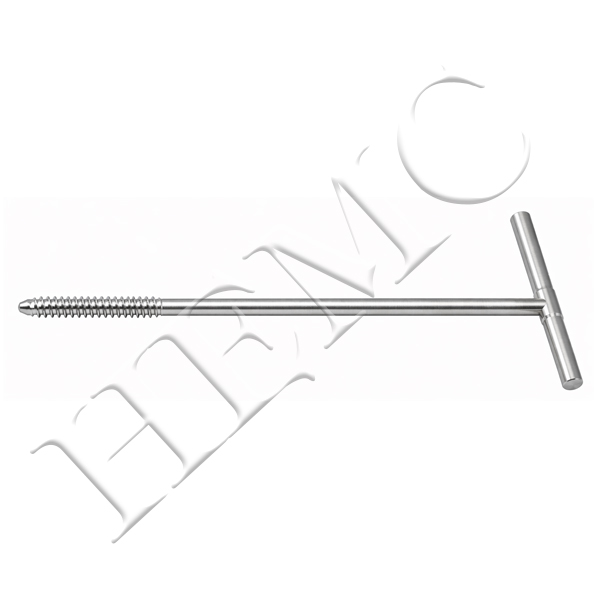 BONE TAP WITH 'T' HANDLE (FOR CANCELLOUS THREADS)