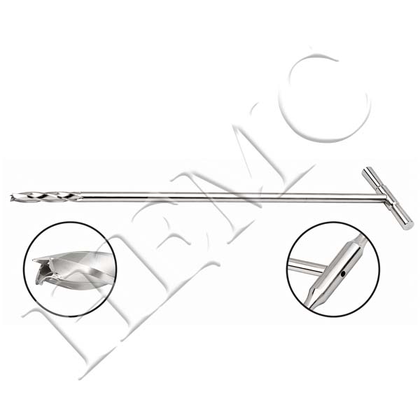 CANNULATED REAMER WITH T-HANDLE, LONG