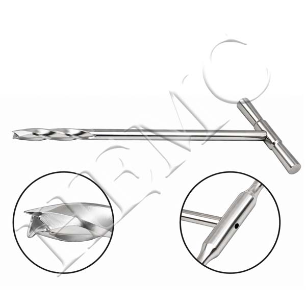 CANNULATED REAMER WITH T-HANDLE, SHORT