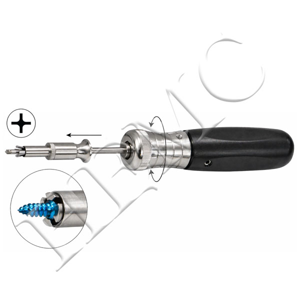 1.7/2.0mm QUICK COUPLING CROSS HEAD SCREW DRIVER WITH ALUMINIUM HANDLE