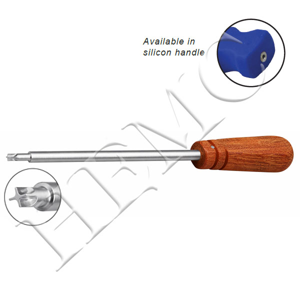 SCREW DRIVER, CROSS HEAD WITH FIBER HANDLE
