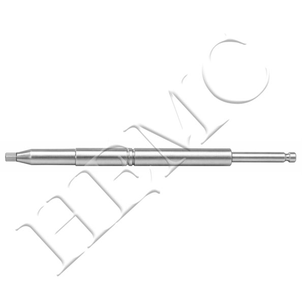SCREW DRIVER SHAFT WITH HEXAGONAL TIP, PLAIN SHANK
