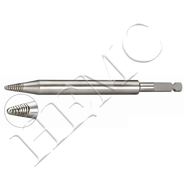 QUICK COUPLING END CONICAL SCREW EXTRACTOR