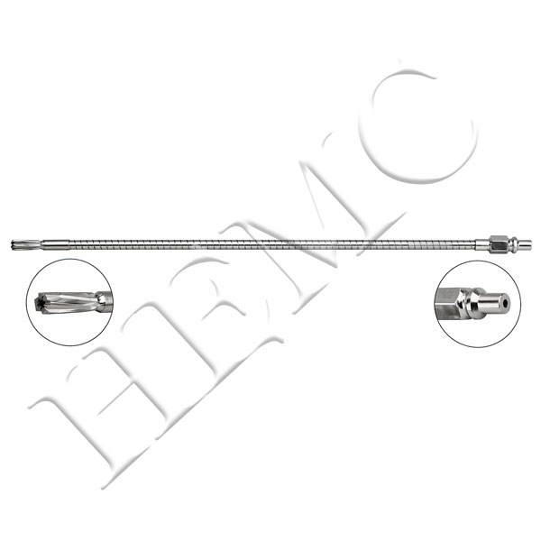 FLEXIBLE REAMING SHAFT WITH FIXED REAMER S.S.