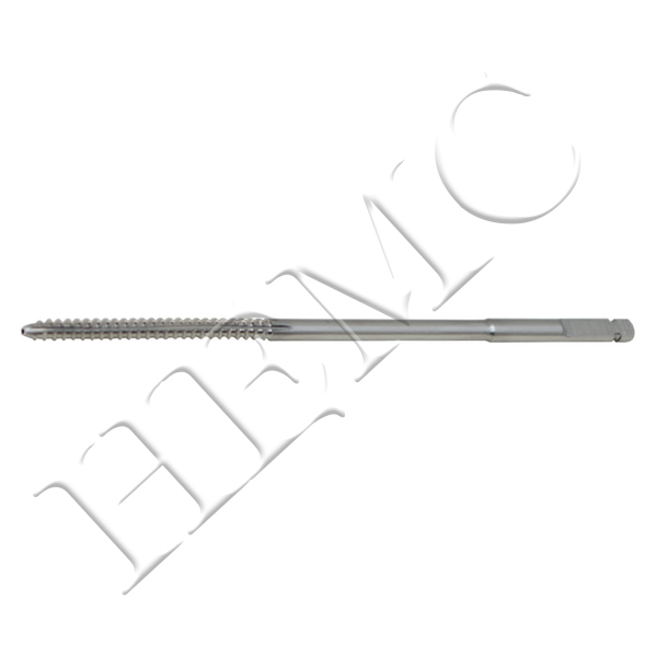 CANNULATED BONE TAP WITH QUICK COUPLING END, (FOR CORTICAL THREADS)