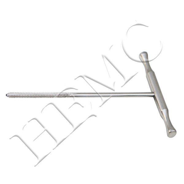 CANNULATED BONE TAP WITH 'T' HANDLE (FOR CORTICAL THREADS)