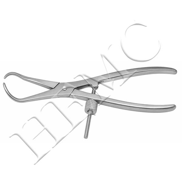 REDUCTION FORCEPS, POINTED, SCREW LOCK S.S.