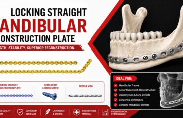 Locking Straight Mandibular Reconstruction Plate for Advanced Jaw Reconstruction Locking Straight Mandibular Reconstruction Plate